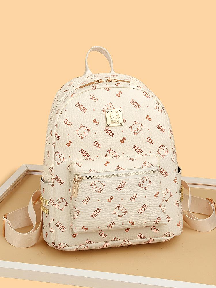 2025 Koreanischer Anime-Stil Vielseitiger Studentenrucksack mit großem Fassungsvermögen