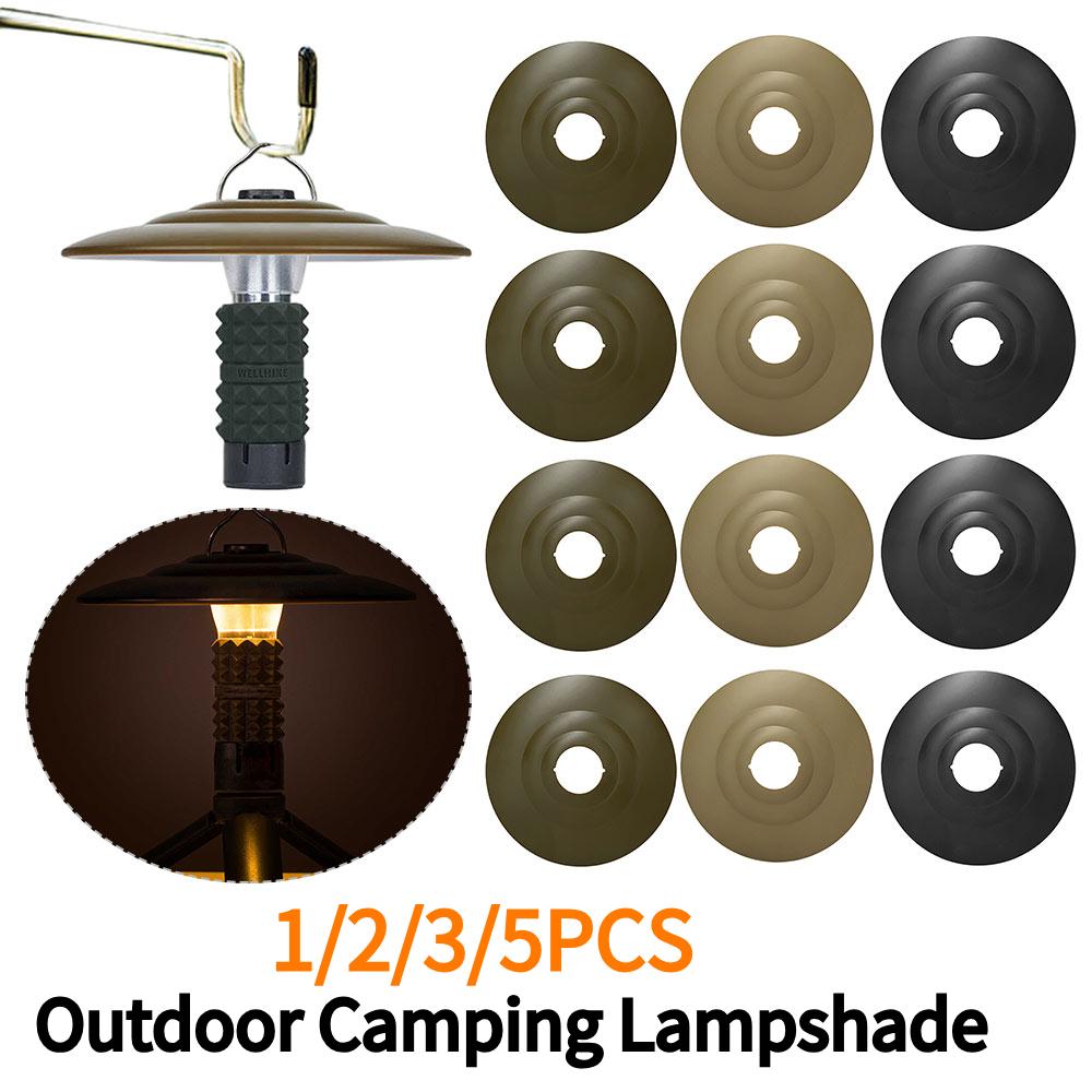 1-5PCS Outdoor Camping Lampshade Camping Lights Lampshades for Hiking Fishing Outdoor Activities