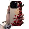 Envelope Rose Silver Shell Phone Case for Apple 14/15/16/17 Pro/Pro Max