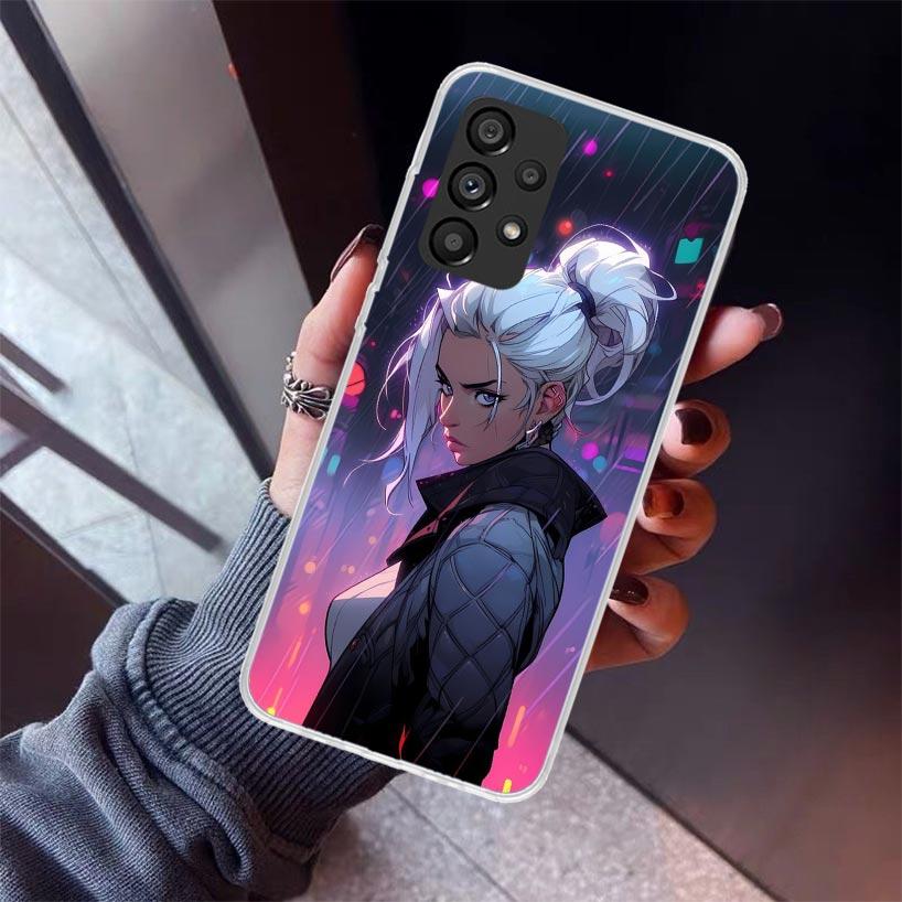 Valorant Jett Phone Case For Samsung Galaxy A17 A57 A37 A16 A26 A36 A56 A15 A25 A35 A55 A14 A13 A54 A53 A34 A24 A33 A23 Galaxy A
