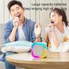 Bluetooth Wireless Portable Speaker Multi-function Karaoke with 2 Microphone Music Player Karaoke Machine For Kids Adults Home