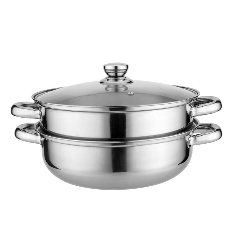 Utoo Multi-functional Stainless Steel Double Layer Steamer Pot