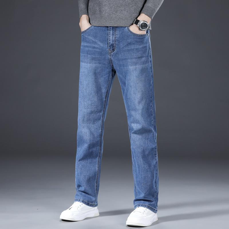 JYL Jeans Men's Spring and Autumn Model Straight Wide Autumn Straight Pants