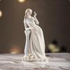 Human Figure Statue Glazed Ceramic Figurine Sculptural Tabletop Ornament for Homeowners, Art Lovers,