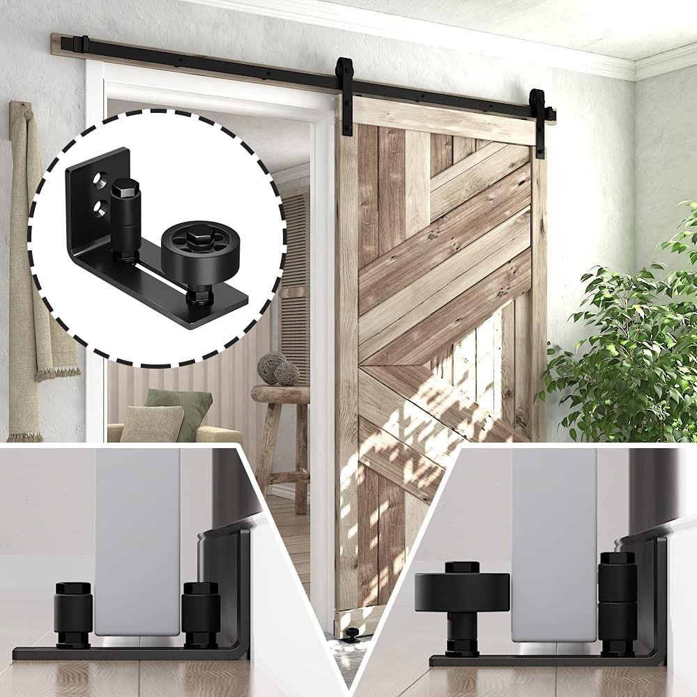 Adjustable Door Floor Guide Swing Stopper Sliding Barn Bottom Sliding Door Guide  Hardware