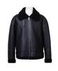 Strike Chronos Lambskin Shearling Mouton Jacket (Black)