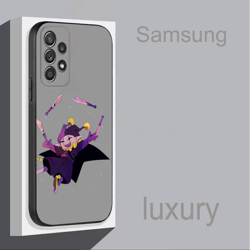 Jevil D-Deltarune Game Phone Case For Samsung S 25,24,23,22,30,21,10,9,Ultra,Plus,Lite,FE,4,5G Black Soft Case