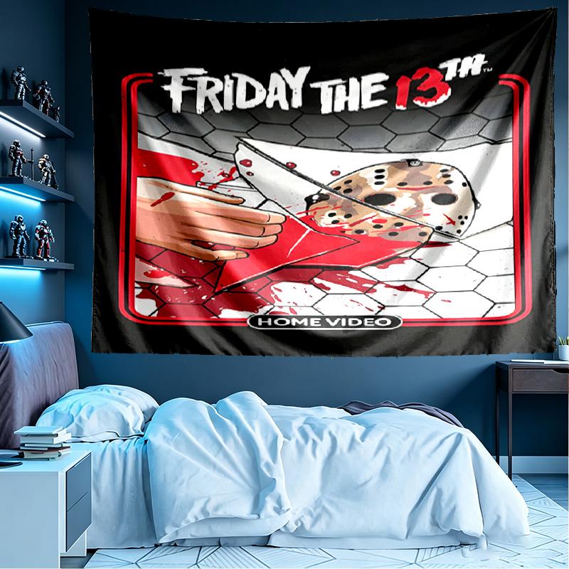 Jason Voorhees Print Tapestry, Lightweight Wall Hanging, for Bedroom, Dorm, Living Room, Home Art Decor, Birthday Christmas Gift for Friends
