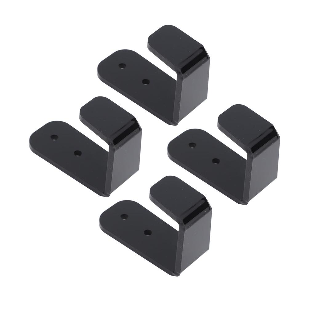 4 STÜCK Hockeyschlägerständer Schwarz Acryl Hockeyschlägerhalter Wandmontage Vielseitiger Hockeyschlägeraufhänger