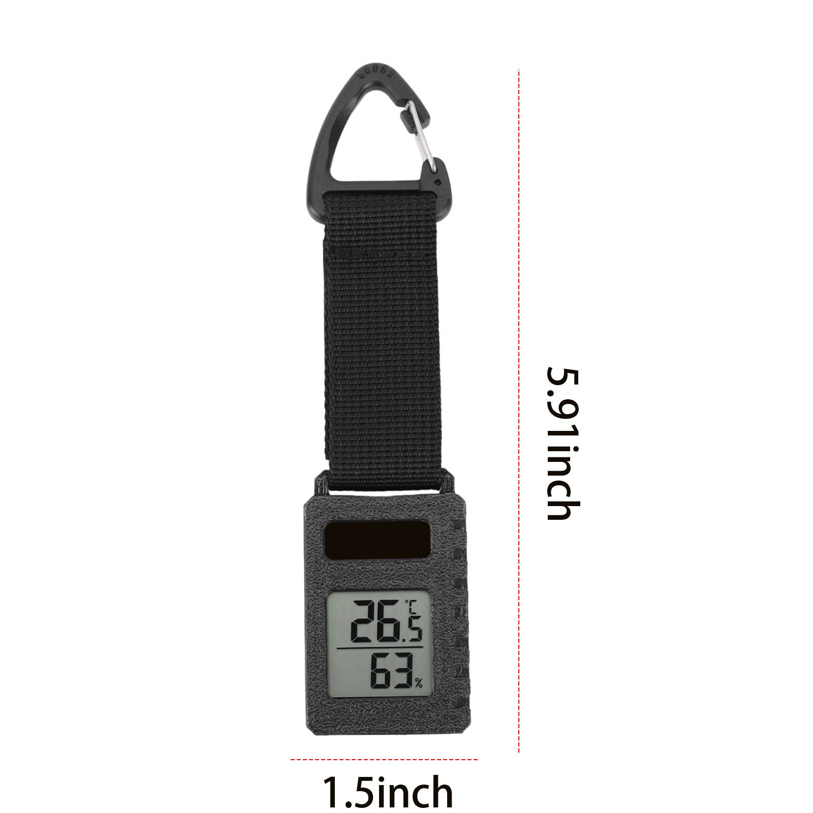 Mini Humidity Meter Indoor Outdoor Hygrometer Thermometer Portable Room Temperature Monitor with Thermometer and Humidity Gauge чёрный