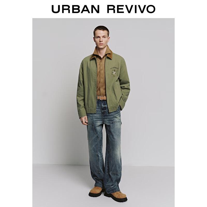 UR Men's Workwear Patchwork Collar Jacket