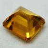 Earring Size NATURAL Orange Sapphire 6.5 Ct CERTIFIED Emerald Cut Loose Gemstone sa-7012