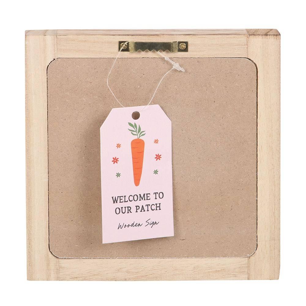 Something Different Welcome To Our Patch Wooden Framed Plaque