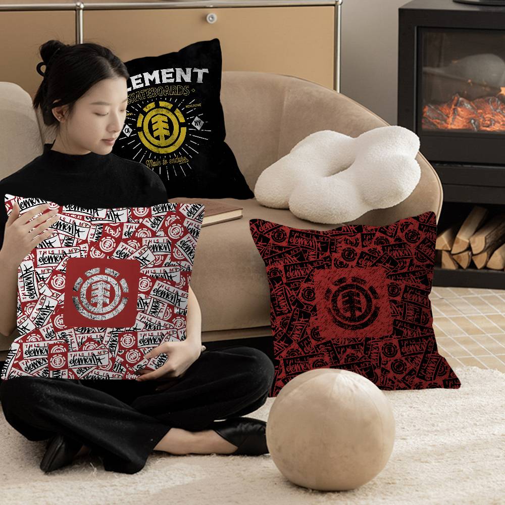 Skateboard Brand E-Element S-Skateboards Personalized Pillow Dust Cover Bedroom Kids Party Decoration Pillowcase Children Gift