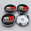 4Pcs 56mm 60mm For GR Sport Emblem Car Wheel Center Hub Cap Cover Sticker Auto Accessories