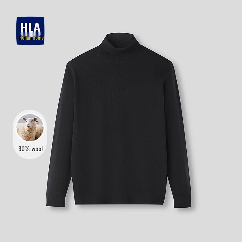 HLA Herren Rollkragenpullover aus Wollmischung, wandelbar