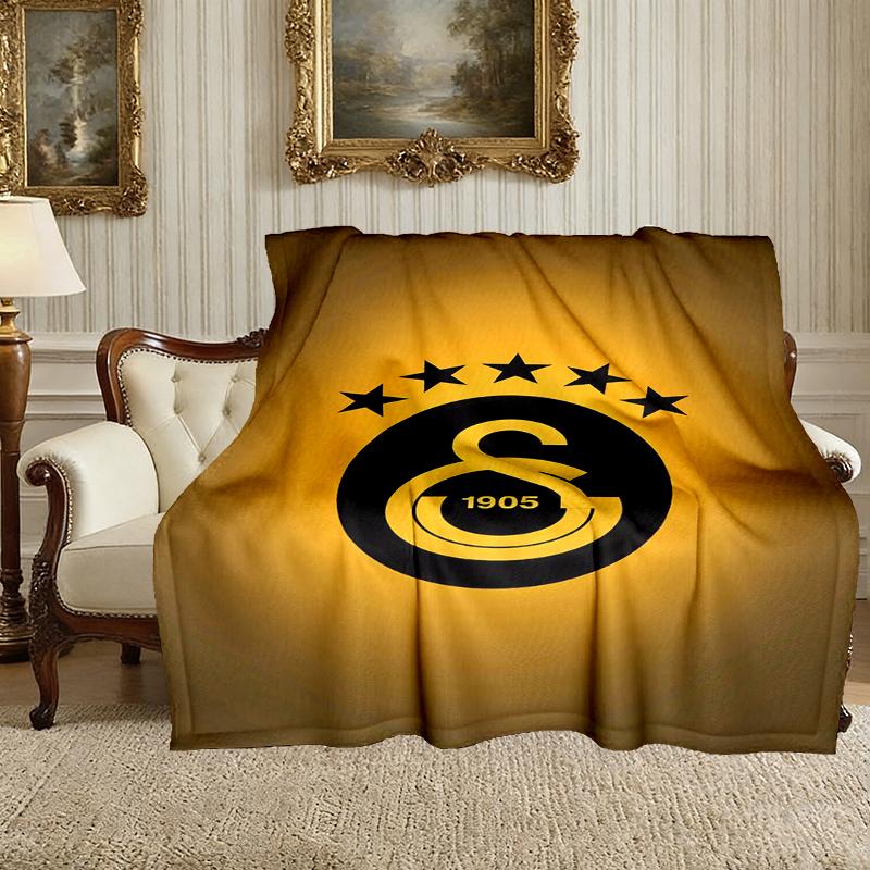 [Galatasaray SK Blanket] Soft Throw Blanket for Bed Sofa, Holiday Gift Blanket for Women Men Family Friend