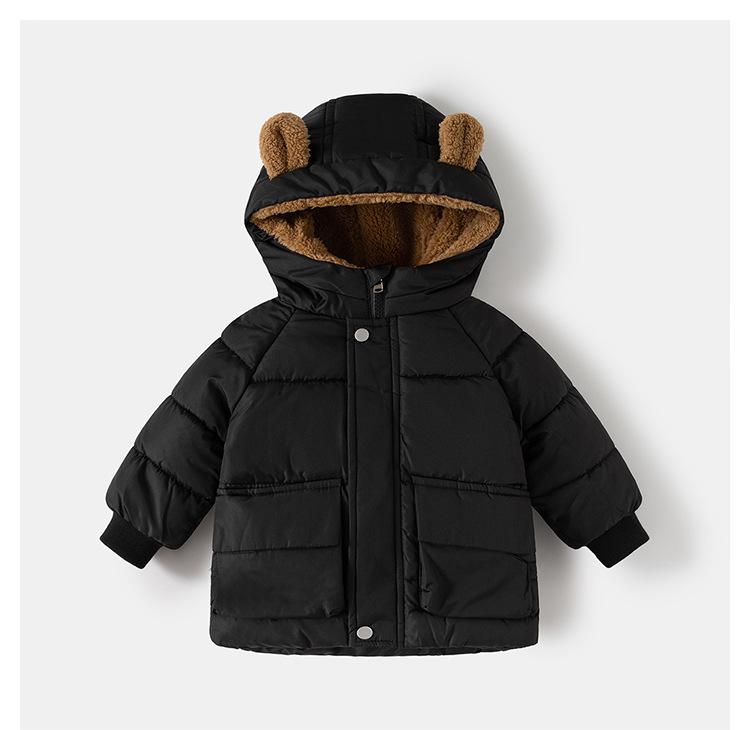 Stilvolle Koreanische Baumwolljacke für Kinder - Unisex Verdickte Herbst/Winterjacke 2025