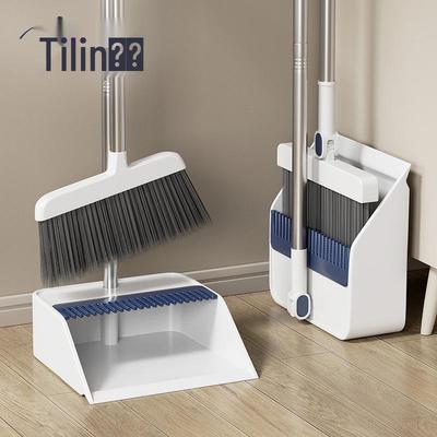 Set de Escoba y Recogedor Plegable Grande Li Lin - Herramienta de Limpieza Doméstica Gruesa, Duradera y Fácil de Almacenar