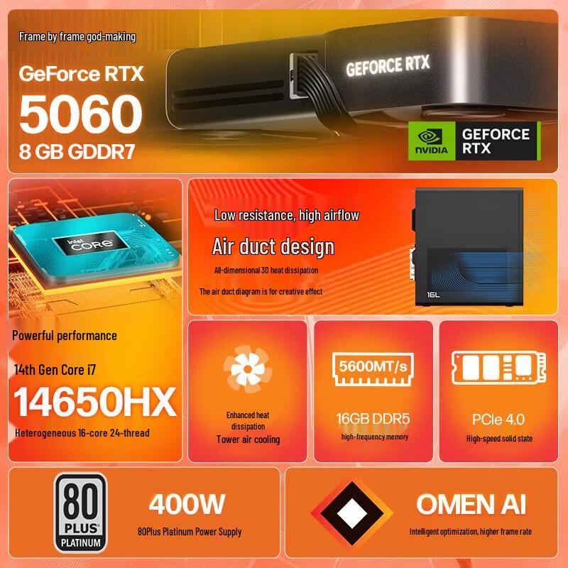 HP OMEN 26 Gaming Desktop PC (CN Version)