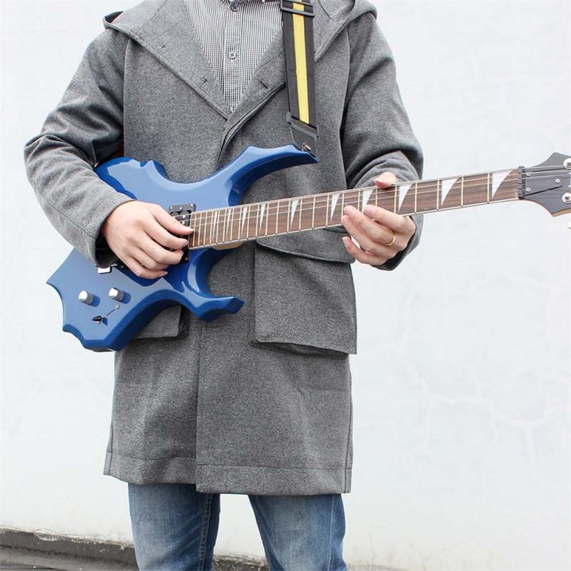 Fashion Stripe Adjustable Guitar Strap Electric Acoustic Bass Guitar Strap Ukulele Belt