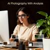 Smart Glasses Real-Time AI Translation Powered Assistant 8MP Camera  Photography 1080P Video Dual Mics Speakers Photochromic Lenses Bluetooth Calling