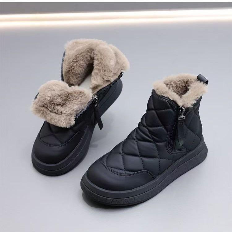 Women's shoes winter new popular Northeast large cotton shoes non-slip thick-soled warm short boots piled thickened snow boots shoes