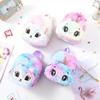 Adorable Cartoon Unicorn Fox Plush Backpack for Girls
