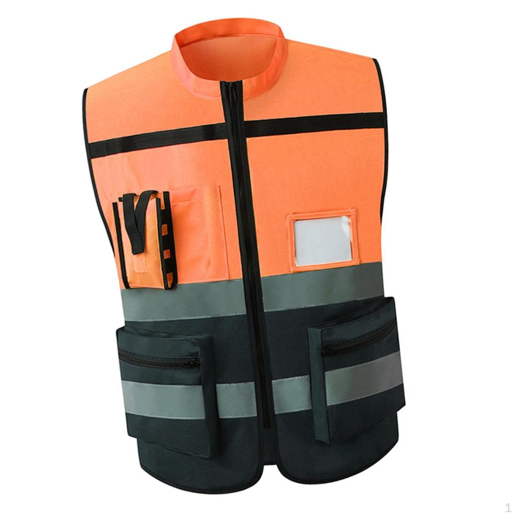Vest for Road Use, Cycling, and Warehouse Tasks