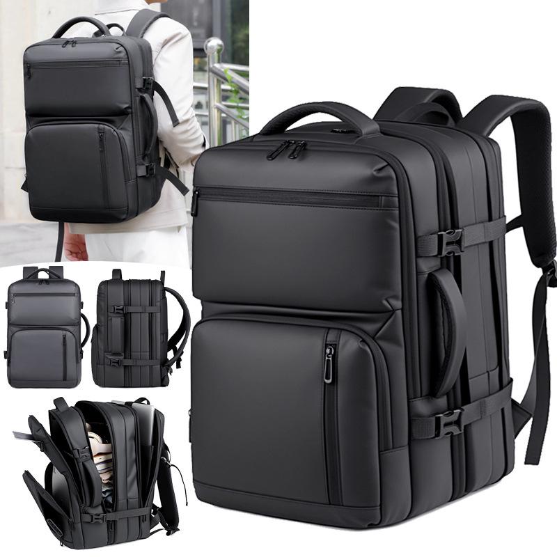 Customizable Logo Commuter Travel Backpack - Expandable, Large Capacity, Fashionable Business and Laptop Bag