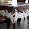 Față de masă PVC Transparentă Clară Protector de Masă din Plastic Sticlă Moale Impermeabilă Rezistentă la Ulei pentru Față de Masă de Dining Dantelă Prosop Decor Acasă