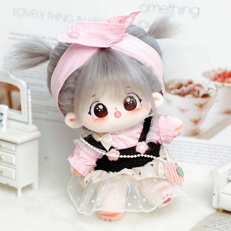 20cm IDol Doll Plush Cotton Star Dolls Kawaii Stuffed Baby Plushies No Attributes Dolls Toys Fans Collection Children Kids Gift