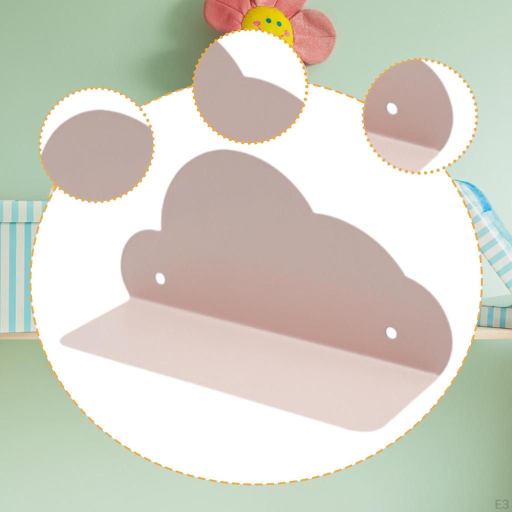 Display Shelf, Boho Shape Organizer, Hanging Bookshelf for Living Room Bedroom