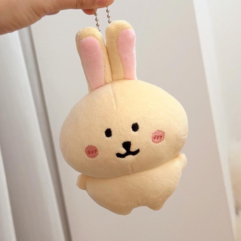 Hello Kitty Pudding Dog Hachiware Usagi Plush Keychain Kawaii Sweet Girl Cartoon Ornament School Bag Charm Doll Gift Soft Toy
