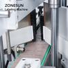 ZONESUN ZS-TB300M Automatic Labeling Machine For Square Bottles Single or Double Side Sticker Flat Bottle Labeling Machine