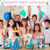 Mermaid Party Favor Bag,Mermaid Party Bag-24pcs Mermaid Gift Bag, Mermaid Candy Bag&50pcs Mermaid Stickers for Kids Mermaid Party Decorations Supplies