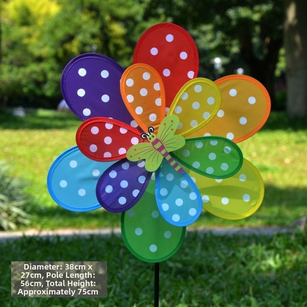 Multistyles Sunflower Windmill Garden Yard Wind Spinner  Outdoor Party Picnic Decor