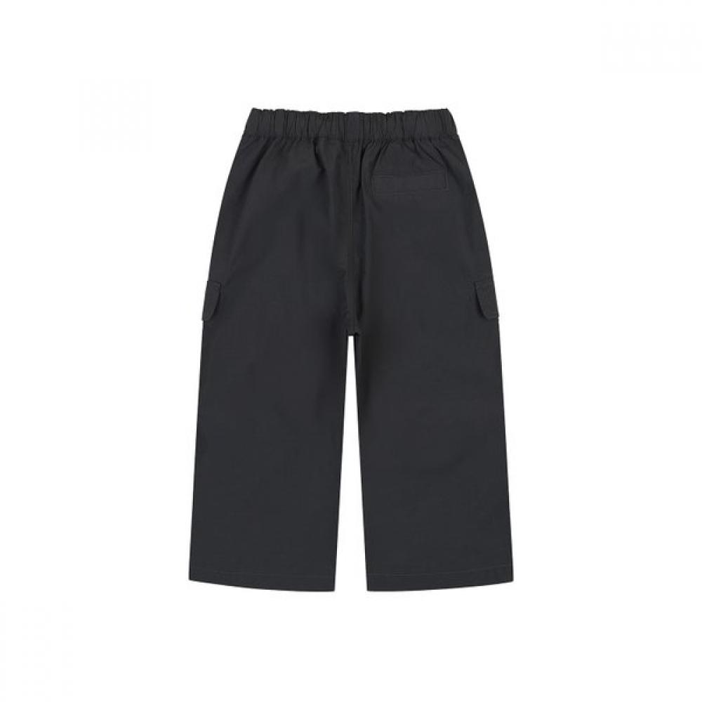 Kangol Kids Straight Fit Cargo Pants Charcoal Sb 0214