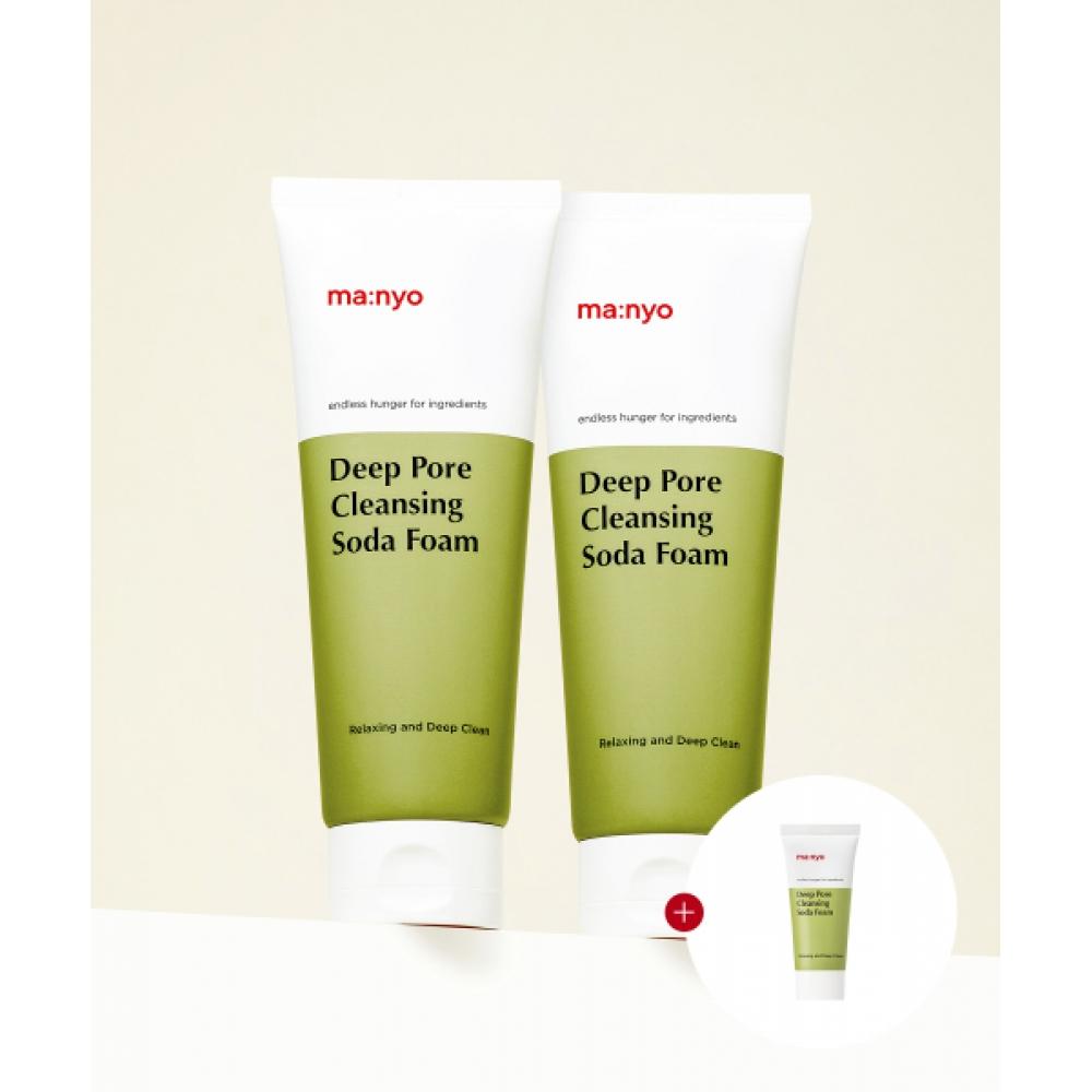 Manyofactory Deep Pore Cleansing Soda Foam 150mlx2 + Miniature 20ml Gift none