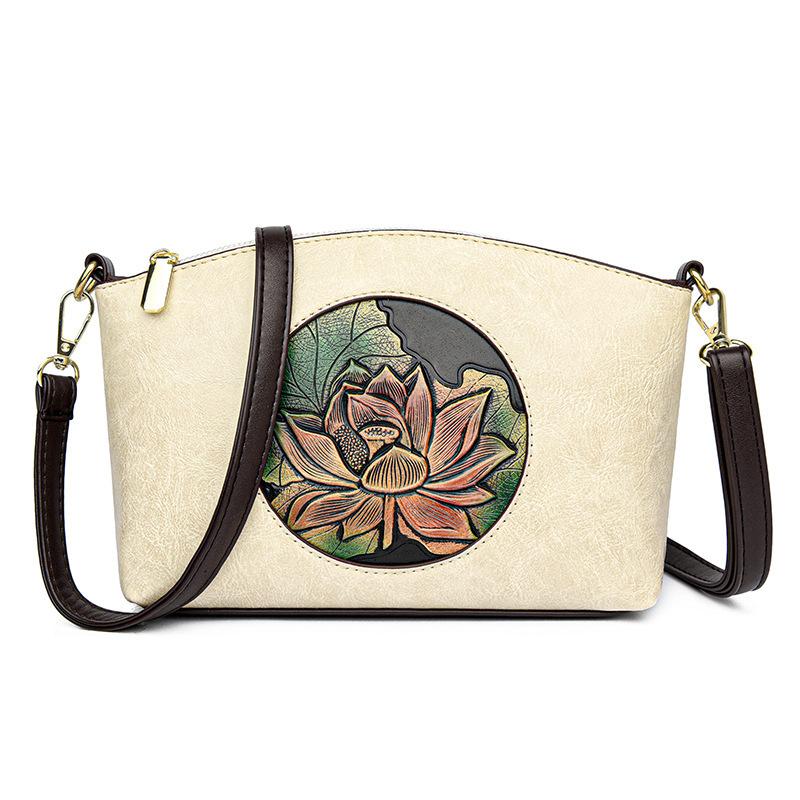 Leisure Retro Single Shoulder Bag, Fashionable Large Capacity Crossbody Bag, Mom's Soft Leather Small Bag