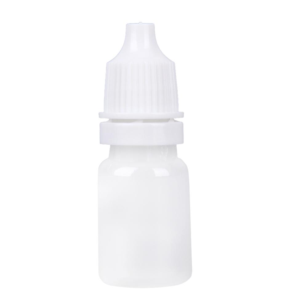 50pcs 5/10/15ml Eye Dropper Bottles Squeezable Eye Drop Bottle Portable Eye Liquid Dropper for Solvents Essence Eye Drops Saline
