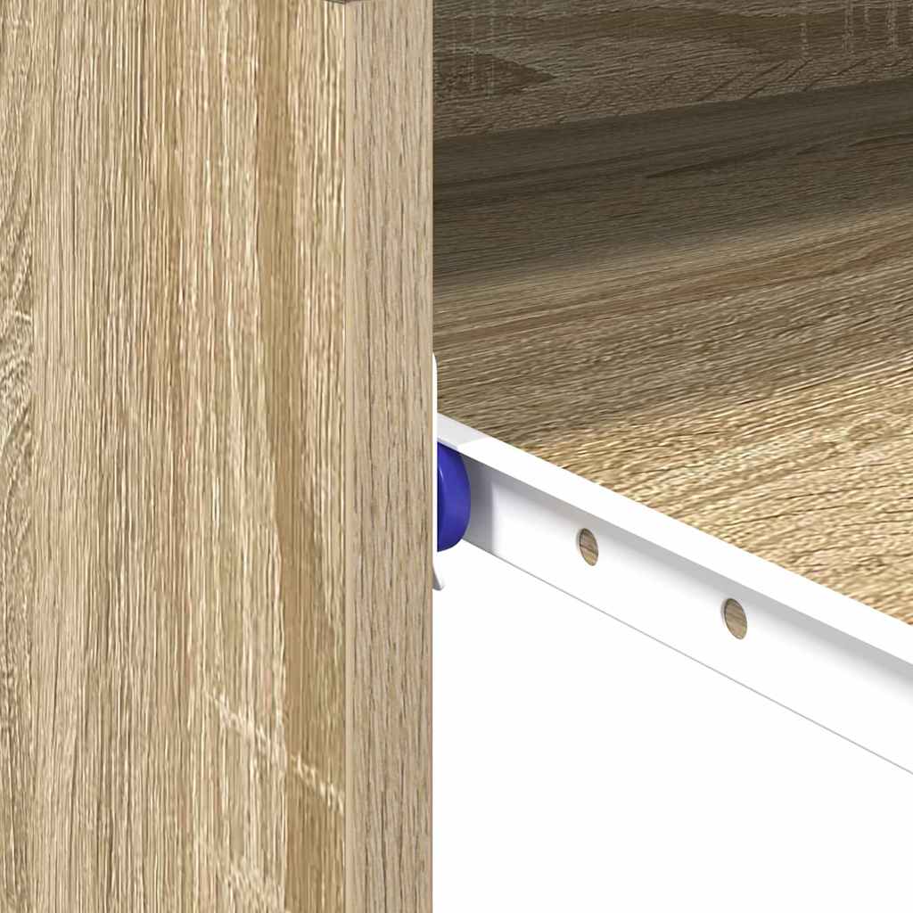 Desk in Sonoma Oak Finish 77.5 x 43 x 79 cm Particleboard