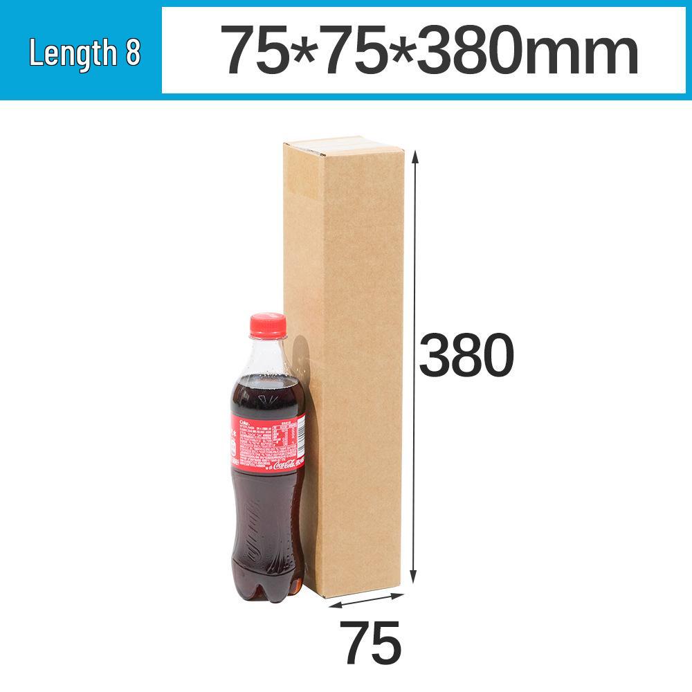 Durable Rectangular Corrugated Cardboard Box for Packing Water Cups & Extended Umbrellas