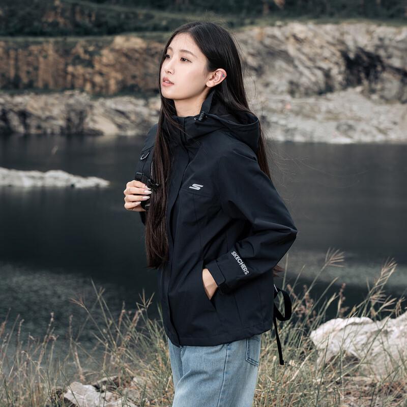 Skechers Women's Autumn/Winter Hooded Windproof Jacket