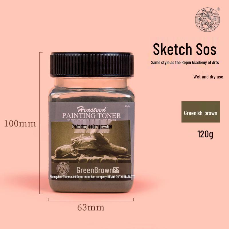 Sketch Charcoal & Color Pencils: Water-Soluble Graphite & Charcoal Powder