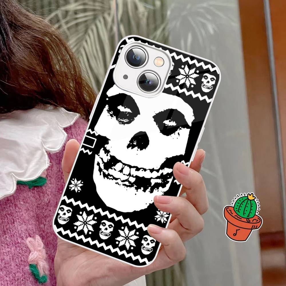 The Misfits Glenn Danzig Tempered Glass For Iphone 14 13 12 11 Pro Mini XS MAX 14Plus X XS XR Fundas