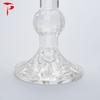 Portable Classic Crystal Glass Candle Holder Dining Table Solid Crystal Candlestick