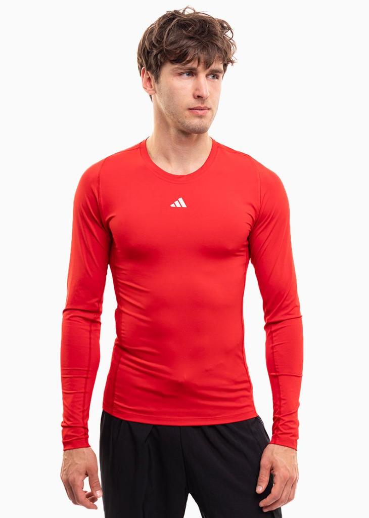 Adidas Techfit Aeroready Long Sleeve T-shirt AEROREADY Red