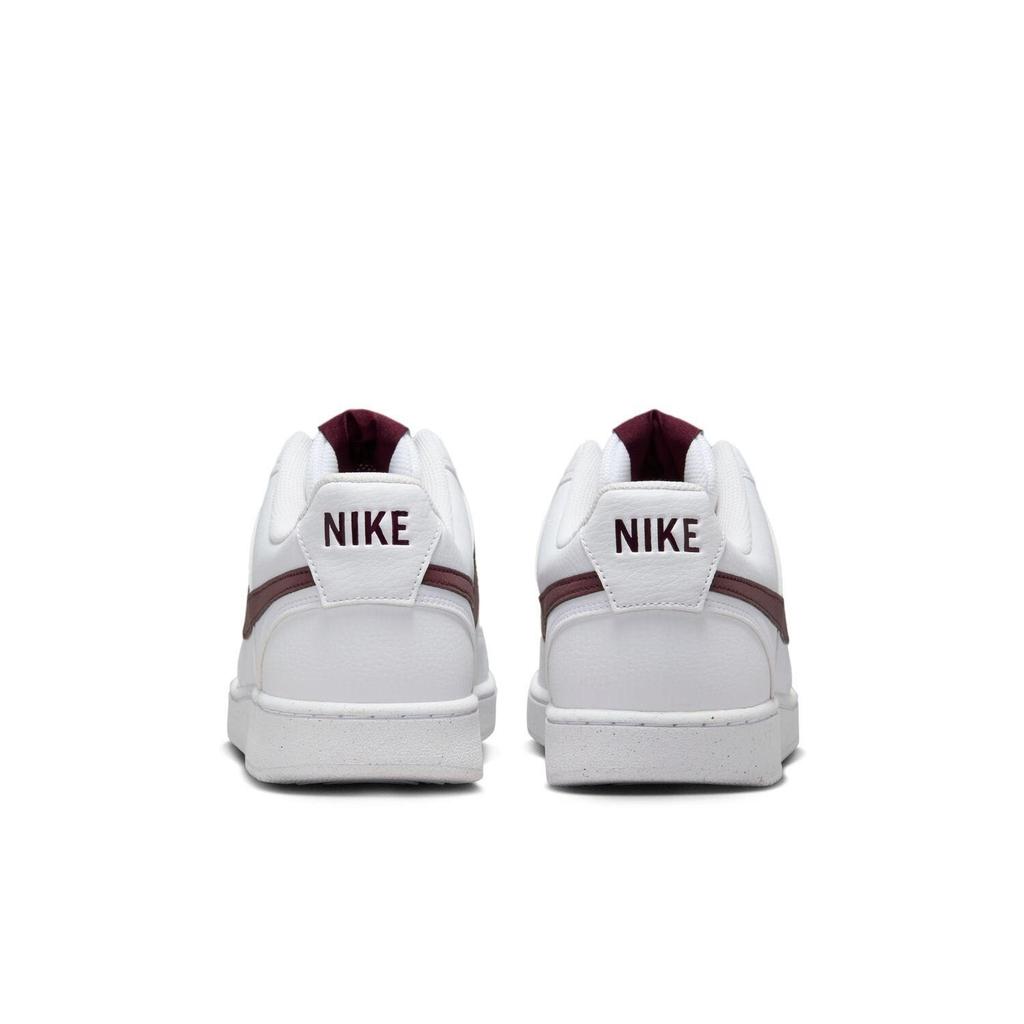 Nike Court Vision Low Next Nature Bianco Borgogna Crush DH2987-113 Taglia da Uomo