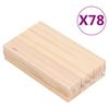 Set de 150 Bloques de Construcción de Madera Madera de Pino Macizo